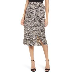 Afrm SNAKE PRINT SKIRT ♥️IN STORES♥️